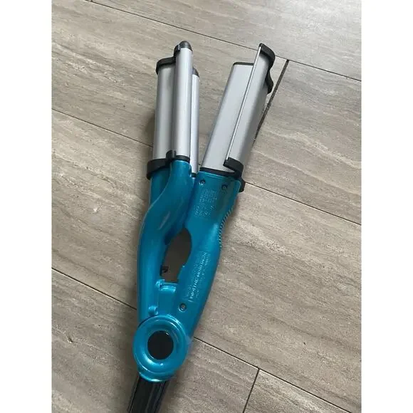 New Tigi Bed Head Waver Artist Blue Deep Wave Artist Curling Iron Waver - Picture 3 of 6